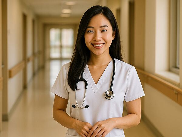 Verlässliche Pflegekraft aus Vietnam bei der Betreuung